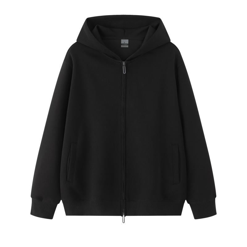 Urban-Core Dual-Zip Fleece Hoodie